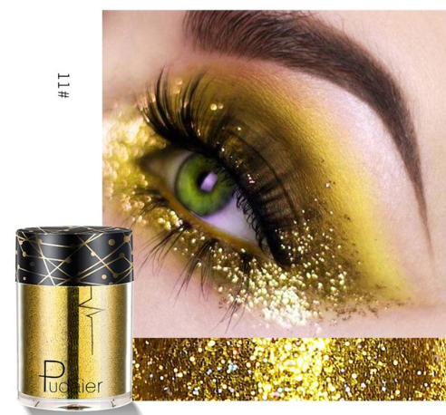 Pudaier 3.5G Makeup Eye Shadow Shimmer Glitter Eye Shadow Powder profissional Matte Eyeshadow Cosmetic paleta de sombra